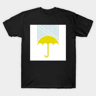 How I Met Your Mother (white background) T-Shirt